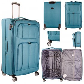 TC-S-02 LAKE GREEN 32'' TRAVEL TROLLEY SUITCASE